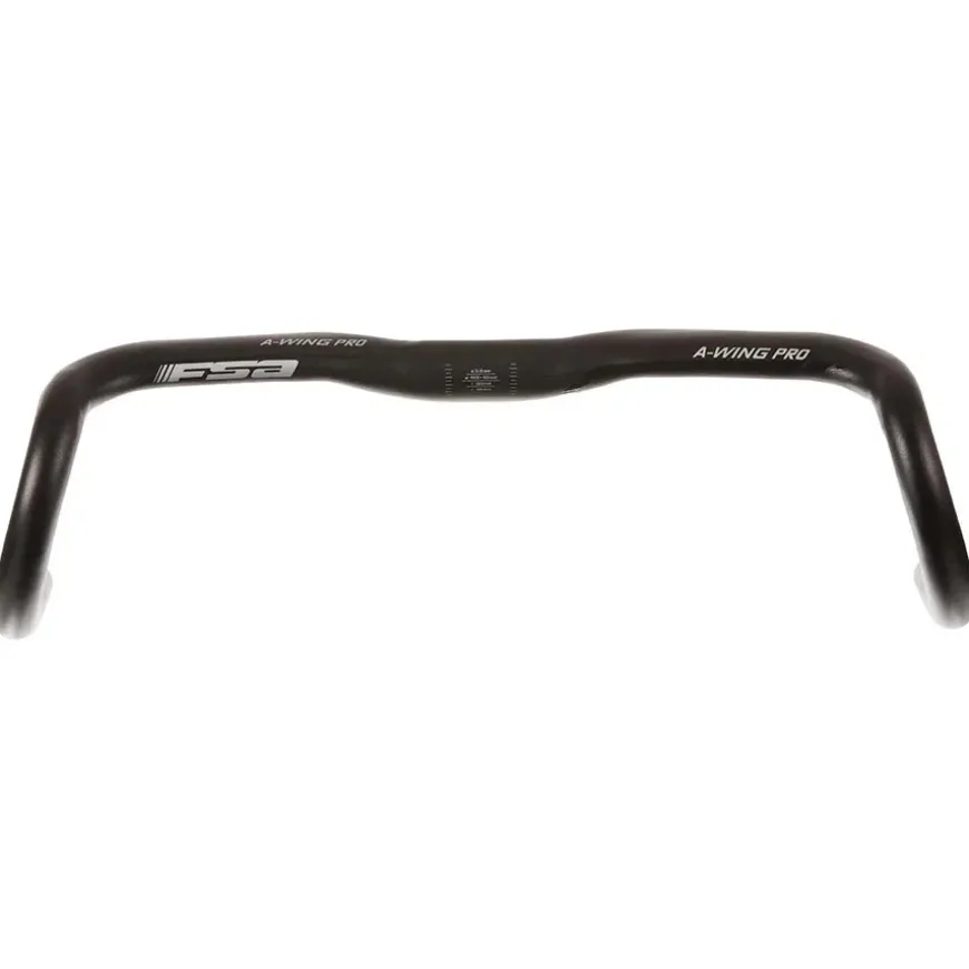 FSA A-Wing Pro AGX Drop Handlebar - Aluminum 31.8mm 48cm Black