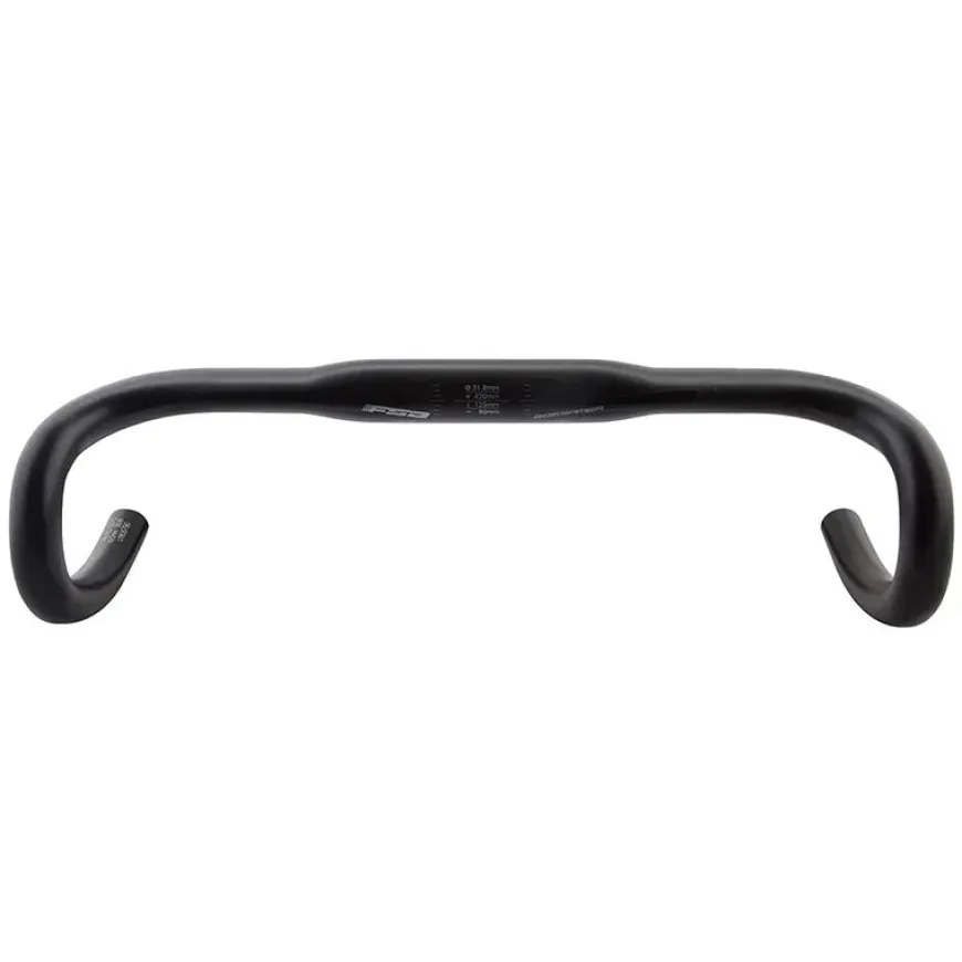 FSA Gossamer Compact Drop Handlebar - Aluminum 31.8mm 42cm BLK