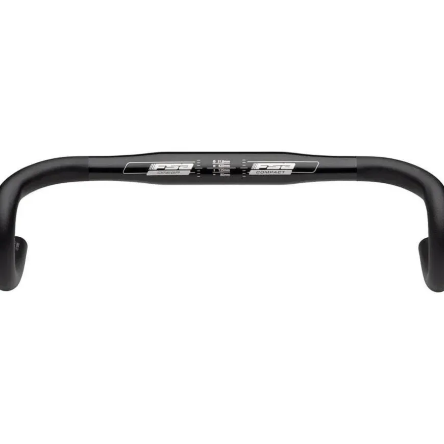 FSA Omega Compact 31.8mm Drop Bike Handlebar - Aluminum