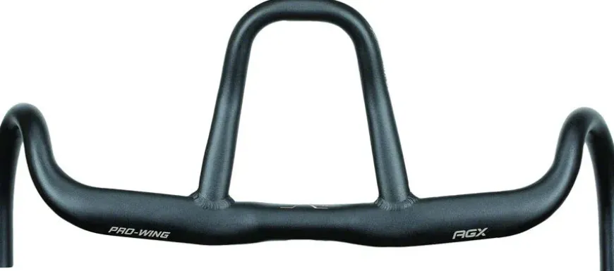 FSA Pro-Wing AGX Drop Handlebar - Aluminum 31.8mm 46cm Black