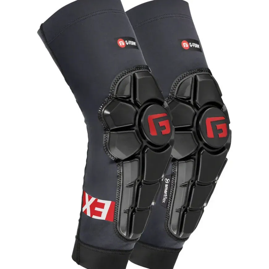 G-Form Pro-X3 Mountain Bike Elbow Guard - Gray/Red