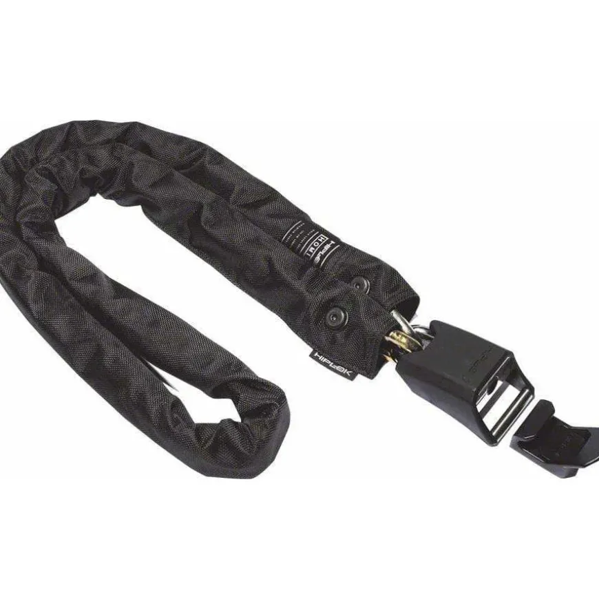 Hiplok Home Silver Chain Lock Black