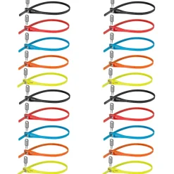 Hiplok Z Lok 20 Count Zip Key Lock Multi Color
