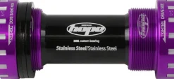 Hope BSA Threaded Bottom Bracket - 68/73mm For 24mm Spindle Stainless Purple