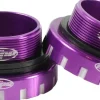 Hope BSA30 Threaded Bottom Bracket - 68/73/83/100/120mm For 30mm Spindle Stainless Purple