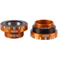 Hope BSA30 Threaded Bottom Bracket - 68/73/83/100/120mm For 30mm Spindle Stainless Orange