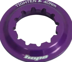Hope Center Lock Disc Lockring - Purple