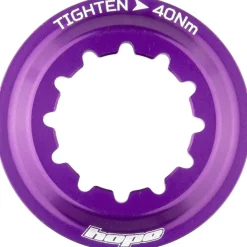 Hope Center Lock Disc Lockring - Purple