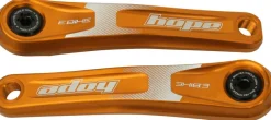 Hope Ebike Crank Arm Set - 155mm ISIS Standard Offset Orange