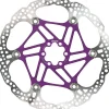 Hope Floating Disc Brake Rotor - 220mm 6-Bolt Purple