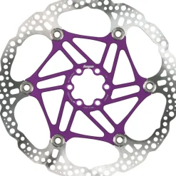 Hope Floating Disc Brake Rotor - 220mm 6-Bolt Purple