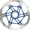Hope Floating Disc Brake Rotor - 220mm 6-Bolt Blue