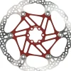 Hope Floating Disc Brake Rotor - 220mm 6-Bolt Red