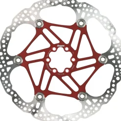 Hope Floating Disc Brake Rotor - 220mm 6-Bolt Red