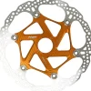 Hope MTB Floating Centre-Lock Disc Brake Rotor - 220mm Center-Lock Orange