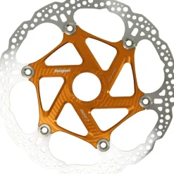 Hope MTB Floating Centre-Lock Disc Brake Rotor - 220mm Center-Lock Orange