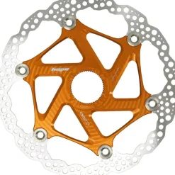 Hope MTB Floating Centre-Lock Disc Brake Rotor - 200mm Center-Lock Orange