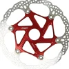 Hope MTB Floating Centre-Lock Disc Brake Rotor - 220mm Center-Lock Red
