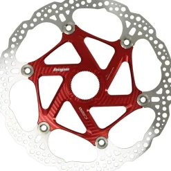 Hope MTB Floating Centre-Lock Disc Brake Rotor - 220mm Center-Lock Red