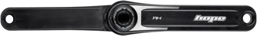 Hope RX Wide Crankset - 172.5mm 30mm Spindle Direct Mount Road Wide BLK
