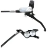 Hope Tech 4 E4 Disc Brake and Lever Set - Rear Hydraulic Post Mount Silver