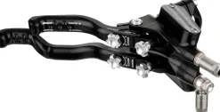 Hope Tech 3 E4 Duo Disc Brake Lever - Right Hand Front Rear Hydraulic Post Mount BLK