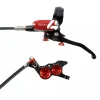 Hope Tech 4 V4 Disc Brake and Lever Set - Front Hydraulic Post Mount Red