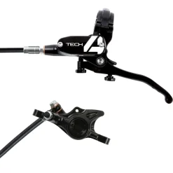 Hope Tech 4 X2 Disc Brake and Lever Set - Front Hydraulic Post Mount Black