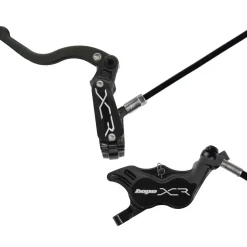 Hope XCR Pro E4 Disc Brake and Lever Set - Rear Hydraulic Post Mount Black