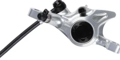 Hope XCR Pro X2 Disc Brake and Lever Set - Front Hydraulic Post Mount Silver
