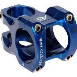 Industry Nine A35 Bike Stem - 35mm Clamp, +/-6, 1 1/8", Aluminum, Blue