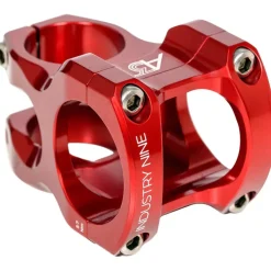 Industry Nine A35 Bike Stem - 35mm Clamp, +/-6, 1 1/8", Aluminum, Red