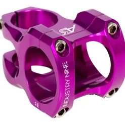 Industry Nine A35 Stem - 50mm 35mm Clamp +/-6 1 1/8" Aluminum Purple