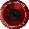 Industry Nine Ultra Light Aluminum Top Cap Red