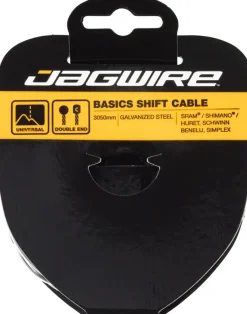Jagwire Basics Shift Cable - 1.2 x 3050mm Galvanized Steel For Shimano/SRAM Huret Suntour X-Press