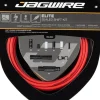 Jagwire Elite Sealed Shift Cable Kit - SRAM/Shimano Ultra-Slick Uncoated Cables Red