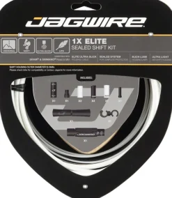 Jagwire Elite Sealed Shift Cable Kit - SRAM/Shimano Polished Ultra-Slick Cables
