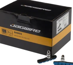 Jagwire Mountain Sport Brake Pads Threaded Post Box of 25 Pair Blue
