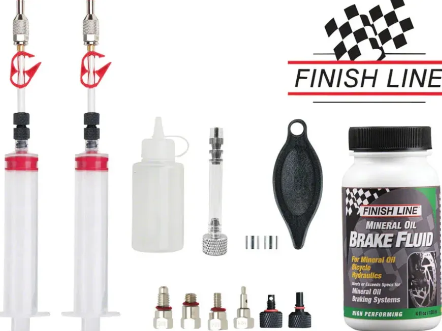 Jagwire Pro Mineral Oil Bleed Kit - Shimano Magura Tektro TRP Hayes Adapters Included