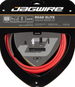 Jagwire Road Elite Sealed Brake Cable Kit - SRAM/Shimano Ultra-Slick Uncoated Cables