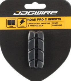 Jagwire Road Pro C Brake Pad Inserts Campagnolo Friction Fit Black