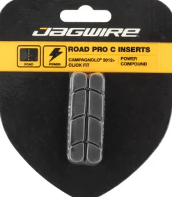 Jagwire Road Pro C Brake Pad Inserts Campagnolo Click Fit 2012+ Black