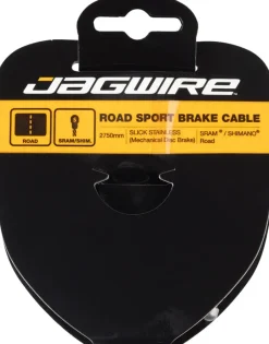 Jagwire Sport Brake Cable Slick Stainless 1.5x2750mm SRAM/Shimano Road Tandem