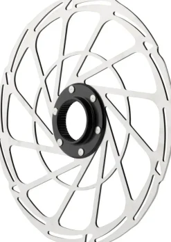 Jagwire Sport SR1 Disc Brake Rotor - 220mm Center Lock Silver