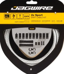 Jagwire 2x Sport Shift Cable Kit SRAM/Shimano