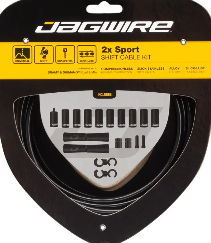 Jagwire 2x Sport Shift Cable Kit SRAM/Shimano