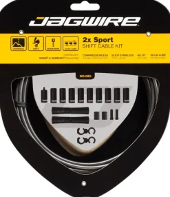 Jagwire 2x Sport Shift Cable Kit SRAM/Shimano