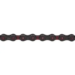 KMC X10SL Chain - 10-Speed, 116 Links, Black/Red