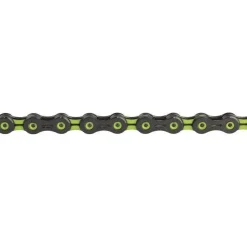 KMC X11SL Super Light Chain - 11-Speed, 116 Links, Black/Green