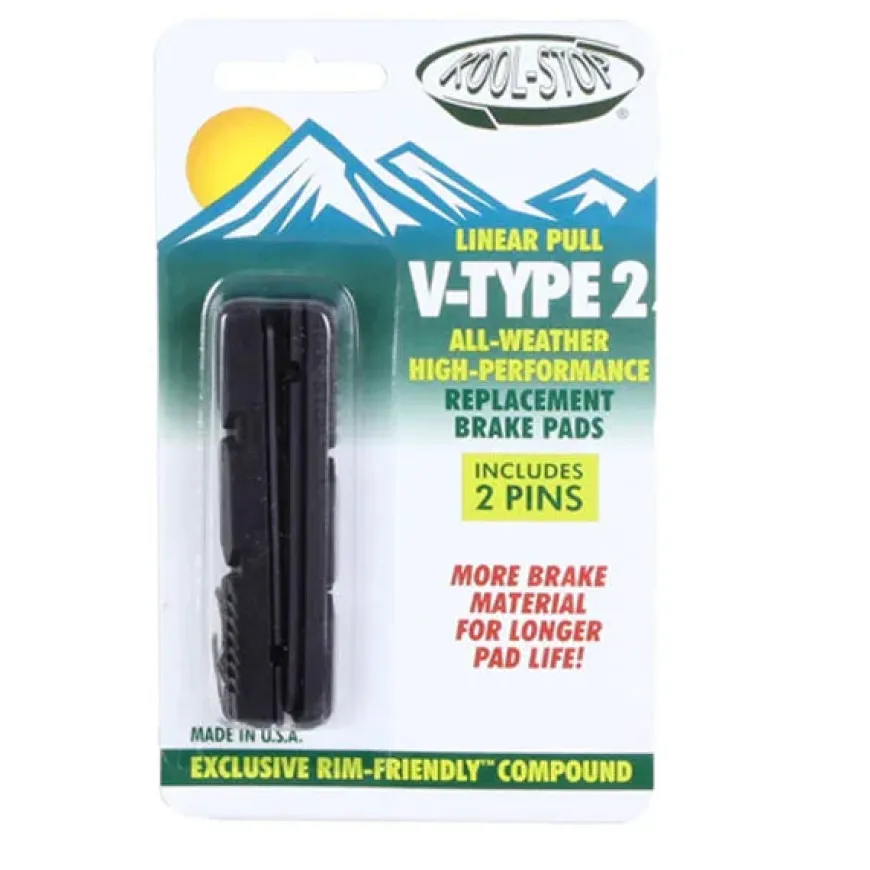 Kool Stop V-Type 2 Pads Black Pr